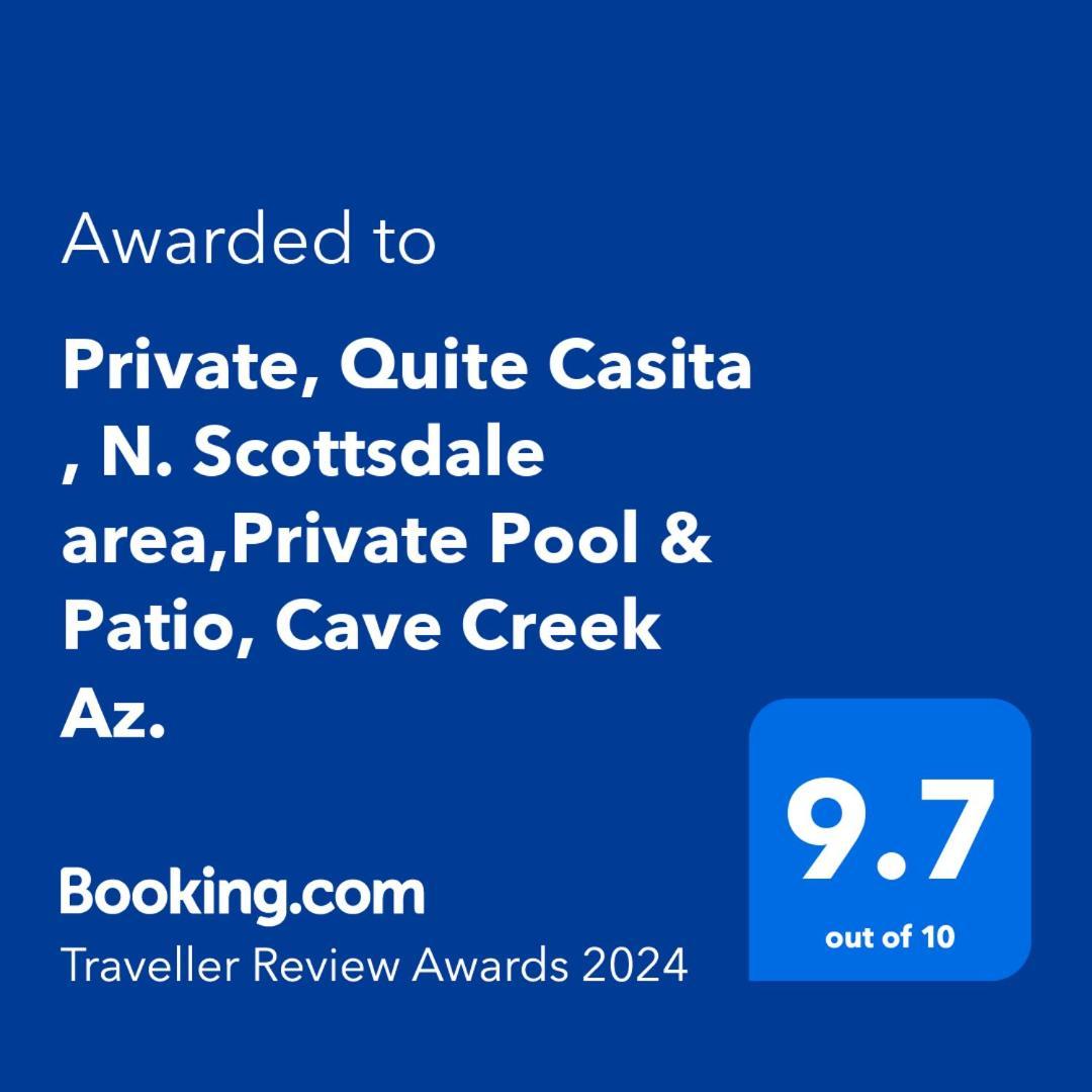 Ferienwohnung Private, Quite Casita , N. Scottsdale Area,Private Pool & Patio, Cave Creek Az. Exterior foto